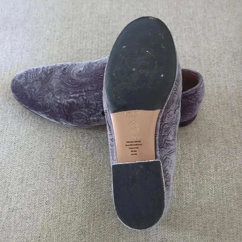 Gray Loaffers Women's Made in Italy Size 8 - Picture 5 of 7